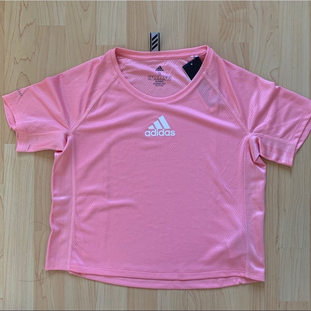 New Adidas Pink Unlimited Tee